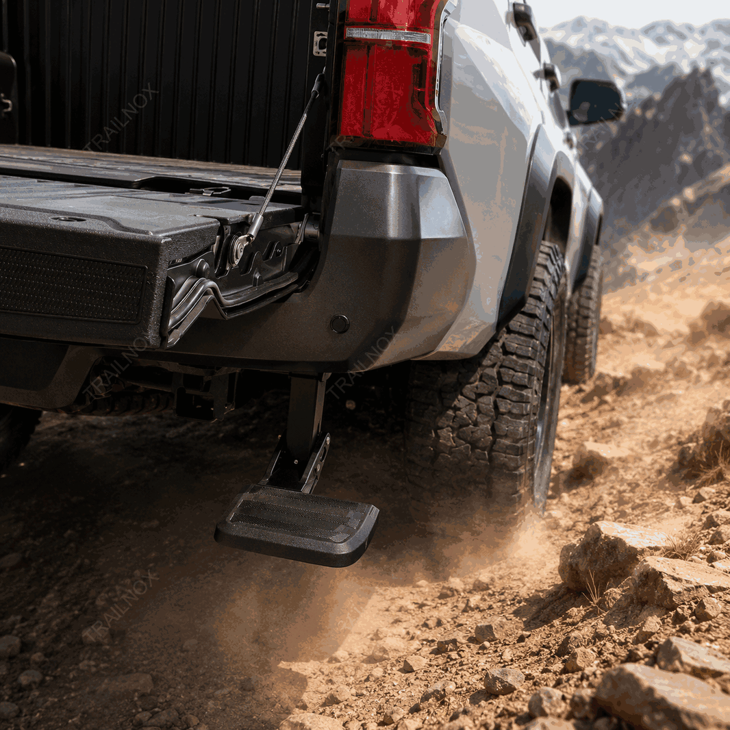 Tacoma Rear Bed Step Retractable Aluminum Truck Tailgate Step for Toyota