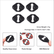 Tundra  4Pcs Door Lock Latches Cover Protector for Toyota