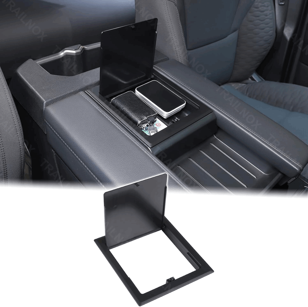 Tundra  Armrest Hidden Storage Box Cover Lid for Toyota