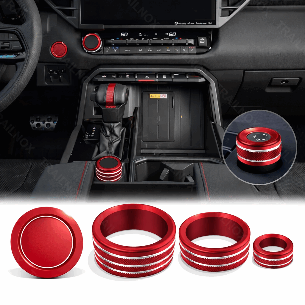 Tundra 2022-2026 Knob Cover Trim 5Pc Set for Toyota