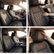 RAV4 Premium Waterproof Seat Covers – Black with Red TRD Logo Interior Protection for Toyota
