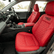 RAV4 Premium Red Waterproof Seat Covers – with Black TRD Logo Interior Protection for Toyota
