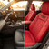RAV4 Premium Red Waterproof Seat Covers – with Black TRD Logo Interior Protection for Toyota