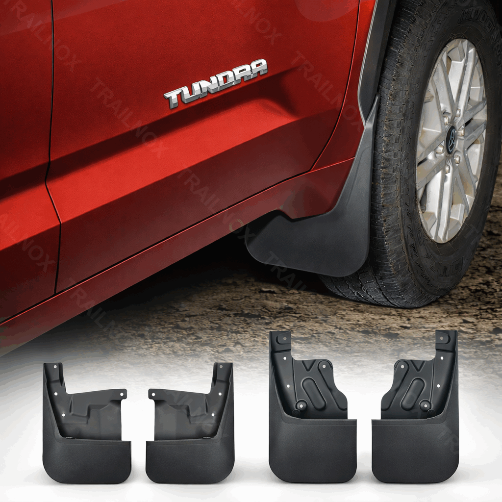 Tundra All Weather Mud Flaps Front & Rear 4pcs Set, for Toyota