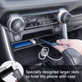 RAV4 Prime 2021-2025 Larger Slots Console Organizer for Toyota