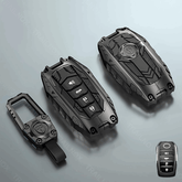 Tundra Mech Style Heavy Metal Key Fob Cover for Toyota