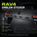 RAV4 Tailgate Letter Emblem Rear Door Decorative Accessories Exterior for Toyota