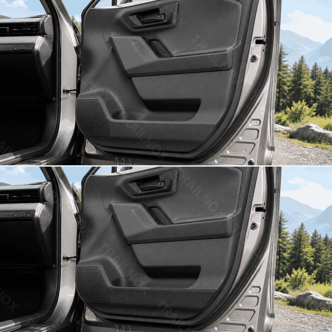RAV4  Door Kick Guard Leather Decorative Sticker for Toyota