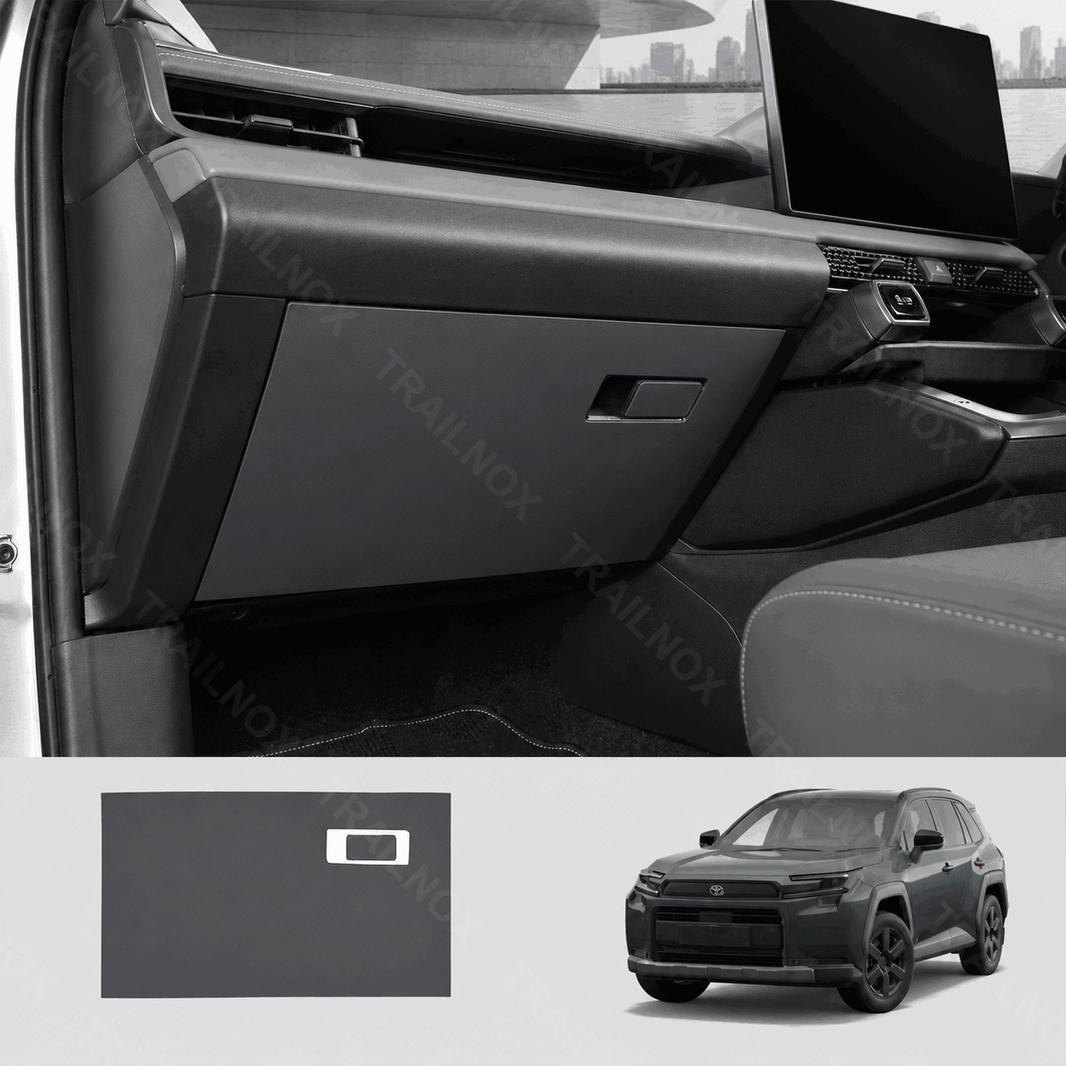 RAV4 Passenger Side Anti-Kick Leather Decorative Sticker for Right-Hand Drive (RHD) Toyota