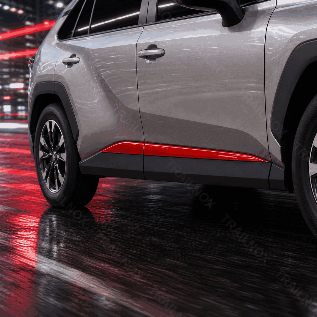 RAV4 Side Skirt Chrome Trim / Side Body Molding for Toyota