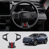 RAV4 Steering Wheel Trim Button Frame – Two-Tone Color for Toyota