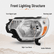 Tacoma  chrome halogen headlight semi-assembly for Toyota
