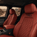 Tacoma red TRD diamond quilted seat covers for Toyota