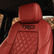 Tacoma red TRD diamond quilted seat covers for Toyota