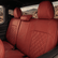 Tacoma red TRD diamond quilted seat covers for Toyota