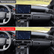 Tacoma dashboard trim panel for 14.3-inch nav screen for Toyota