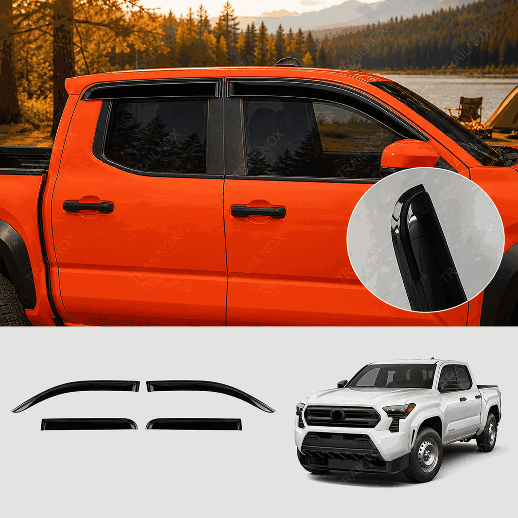 Tacoma window rain guards for Toyota
