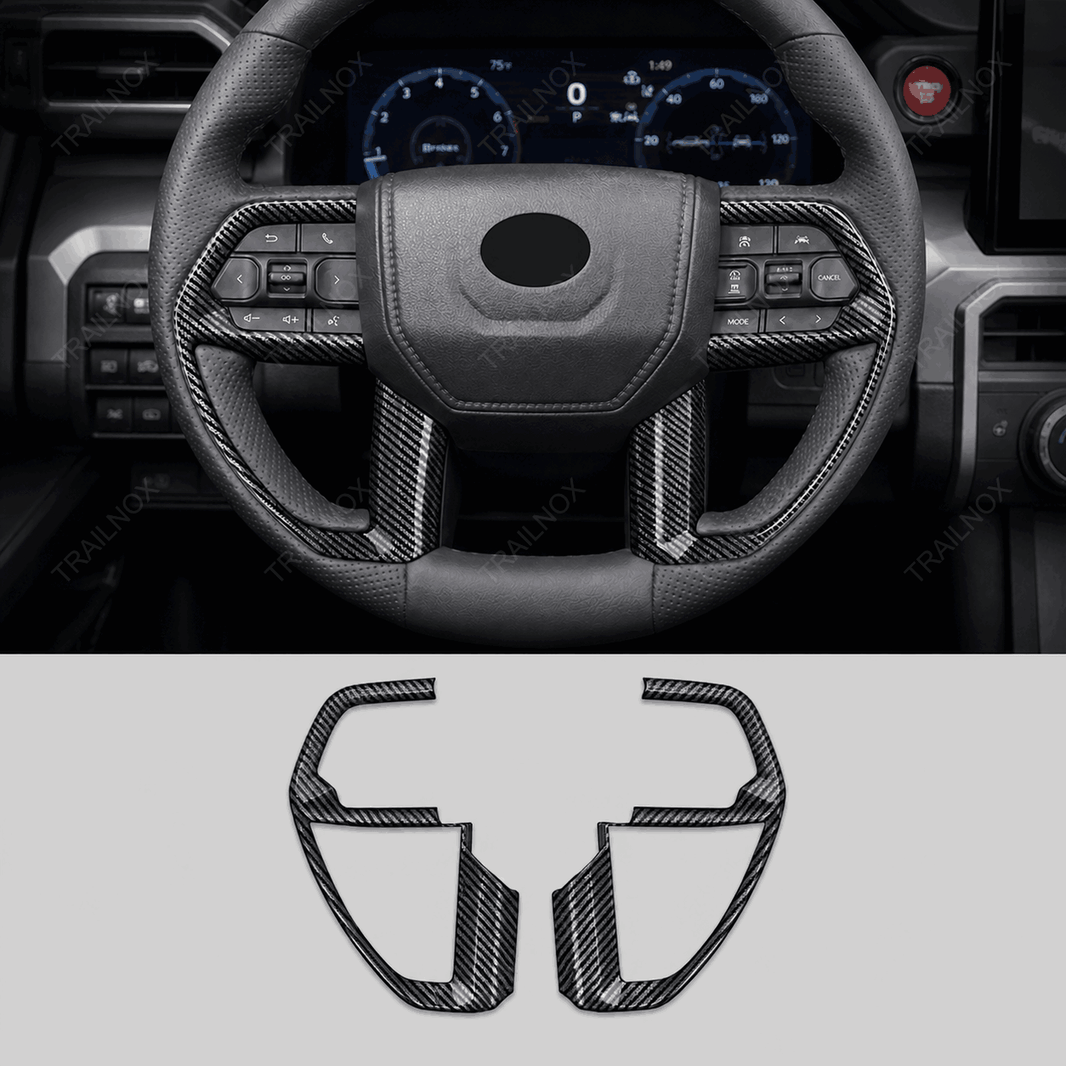 Tacoma Steering Wheel Button Trim Cover Decorative Accessory for Toyota