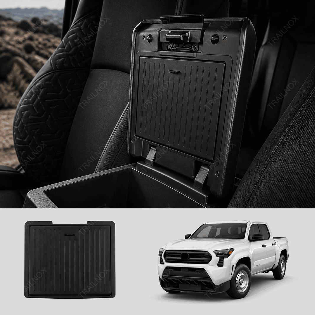 Tacoma Armrest Console Cover Hidden Storage Box for Toyota