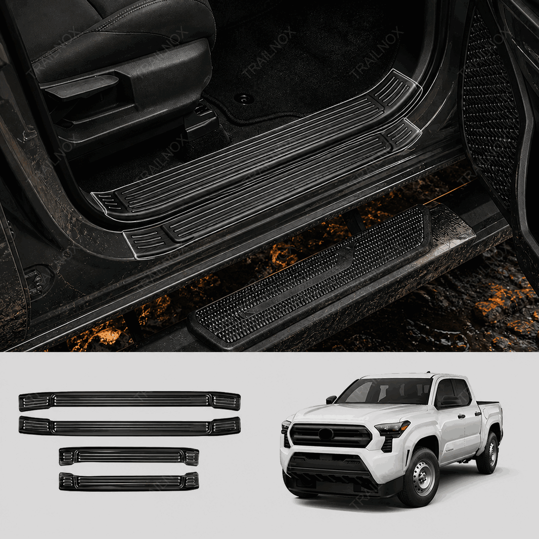 Tacoma  Stainless Steel Door Sill Protector Set (Inner & Outer) for Toyota