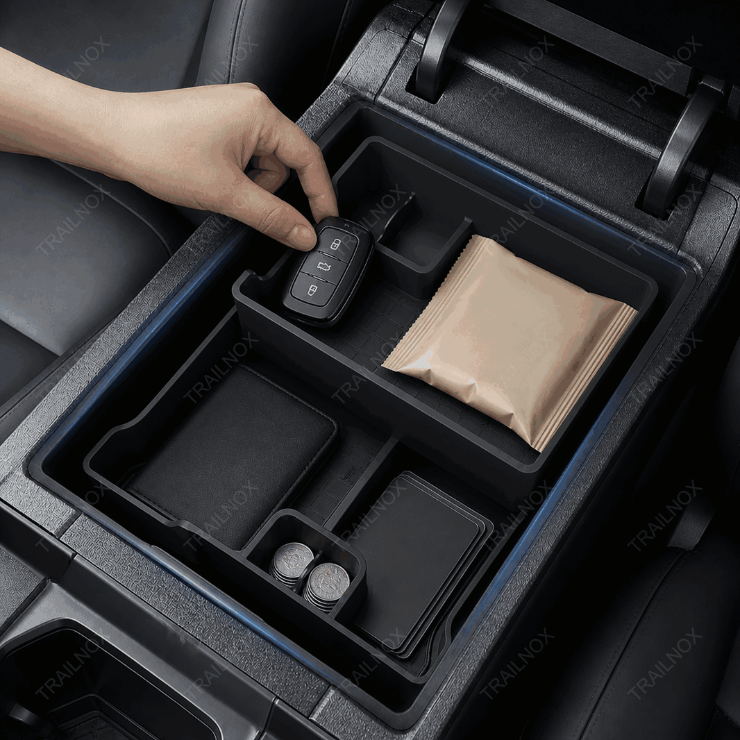 RAV4  Armrest Storage Box – Multifunctional Car Organizer Tray for Toyota