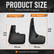 RAV4 Soft Rubber Mud Flaps / Splash Guards For Toyota
