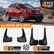 RAV4 Soft Rubber Mud Flaps / Splash Guards For Toyota