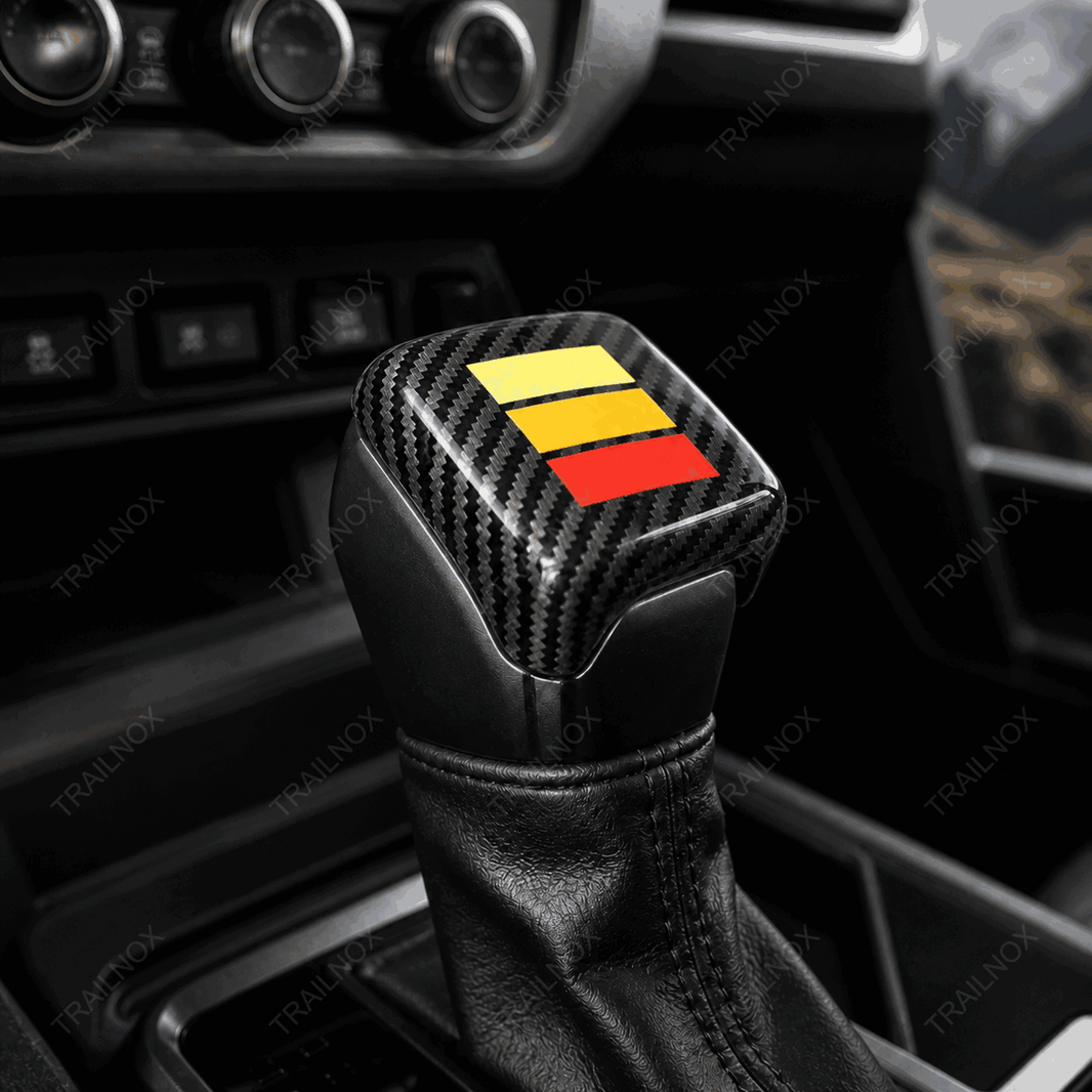 Tacoma shift knob with logo decoration for Toyota