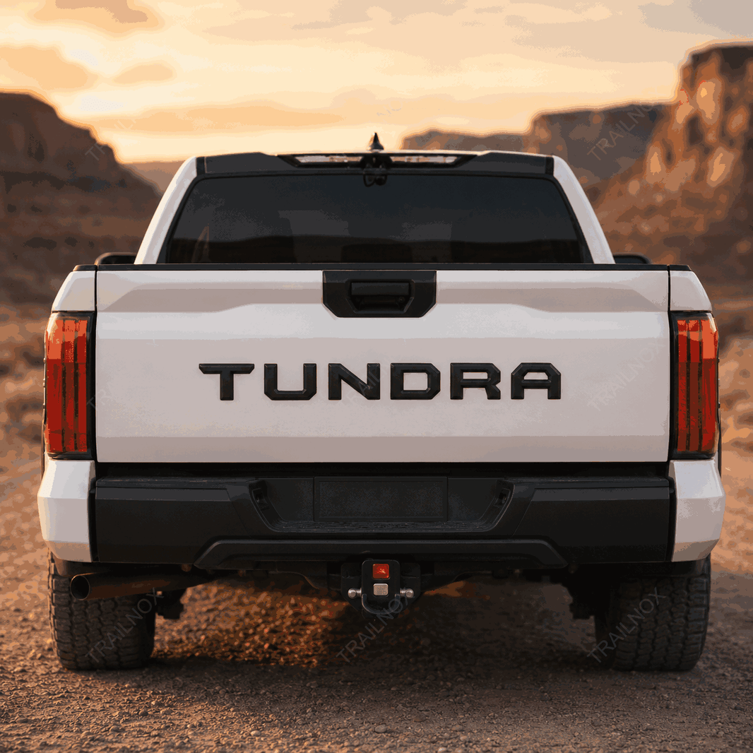 Tundra Tailgate Insert Letters – Premium Overlay Decals for Toyota