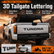 Tundra Tailgate Insert Letters – Premium Overlay Decals for Toyota
