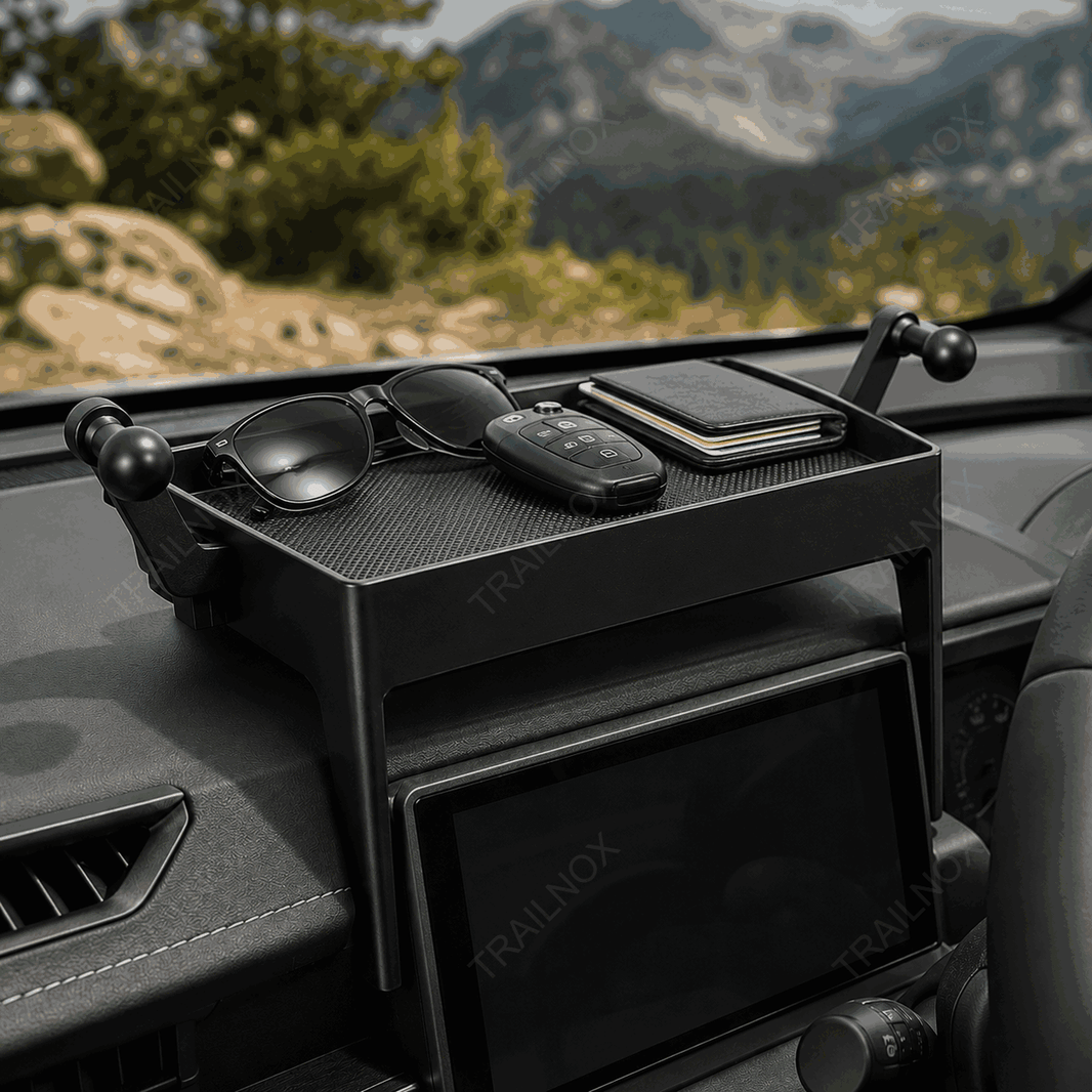 RAV4 Dashboard Storage Box With 17mm Ball Head Mount For Toyota