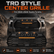 Tundra TRD Style Mesh Front Grille With Amber LED Lights For Toyota