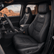 2025+Toyota 4Runner Black Camo Seat Covers with White TRD Style Embroidery For Toyota