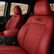 2016-2023 Toyota Tacoma 3rd Gen Seat Covers Red Diamond Quilted Seat Protectors with TRD Style