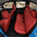 2016-2023 Toyota Tacoma 3rd Gen Seat Covers Red Diamond Quilted Seat Protectors with TRD Style