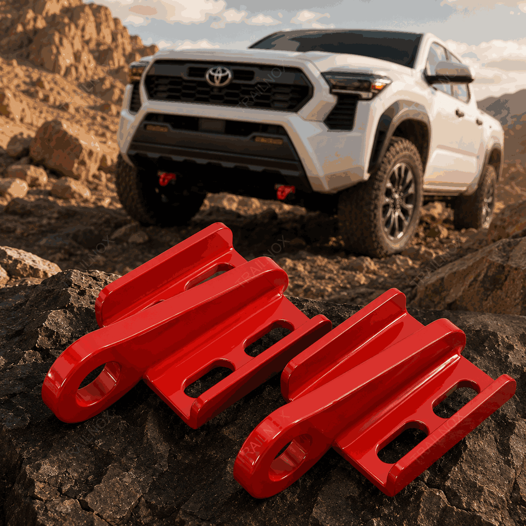 Tacoma Front Recovery Tow Hooks – Heavy-Duty Off-Road Rescue Tow Hook Kit For Toyota
