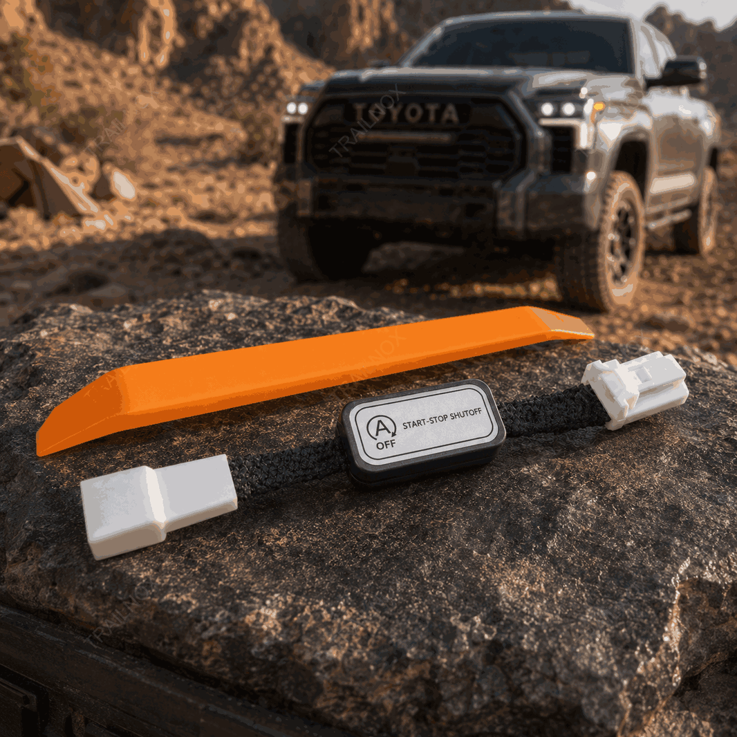 Tundra Auto Start Stop Eliminator – Plug & Play Disable Device with Rocker Switch For Toyota
