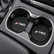 TRD Style Car Cup Holder Coasters 2PCS, Silicone Anti-Slip Cup Mats & Door Pocket Storage Liners