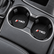 TRD Style Car Cup Holder Coasters 2PCS, Silicone Anti-Slip Cup Mats & Door Pocket Storage Liners