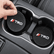 TRD Style Car Cup Holder Coasters 2PCS, Silicone Anti-Slip Cup Mats & Door Pocket Storage Liners