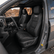 2025+Toyota 4Runner Black Camo Seat Covers with White TRD Style Embroidery For Toyota
