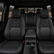 Tacoma Seat Covers Black Camouflage Seat Protector with TRD Style Silicone Badgefor Toyota