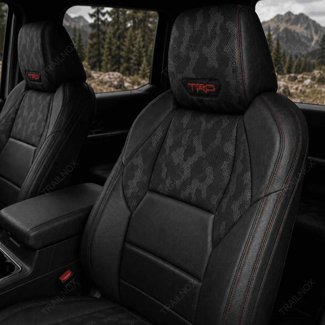 2024+ Toyota Tacoma Seat Covers – Custom Waterproof Camouflage Seat Protectors