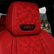 Tacoma Seat Covers – Red camouflage seat covers with TRD-style silicone logo